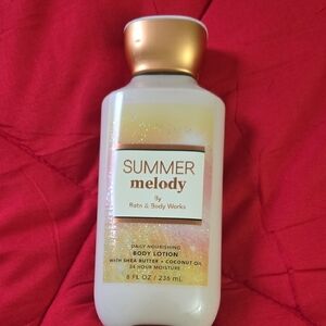 Bath & Body Works Summer Melody Lotion - Gold & Cream